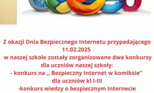 Zdjęcie do Konkurs z okazji Dnia Bezpiecznego Internetu
