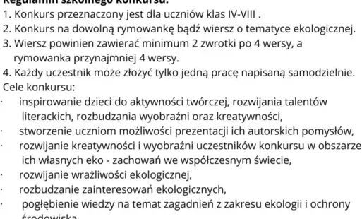 Zdjęcie do Konkurs z okazji Dnia Ziemi