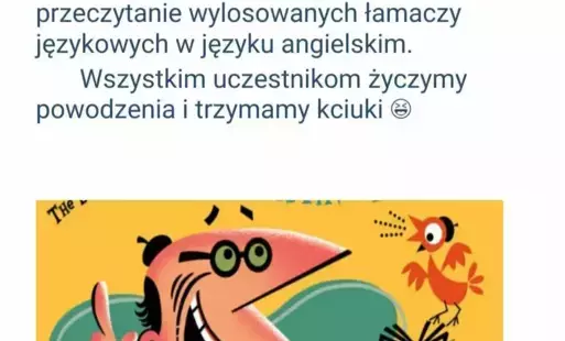 Zdjęcie do Konkurs językowy
