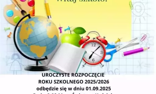 Zdjęcie do Uroczyste rozpoczęcie roku szkolnego 2025/2026